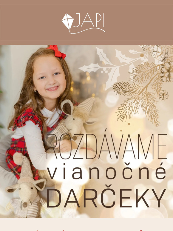 🎁 Rozdávame vianočné darčeky