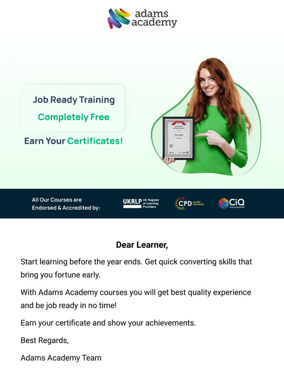 Job Ready Solution Free!