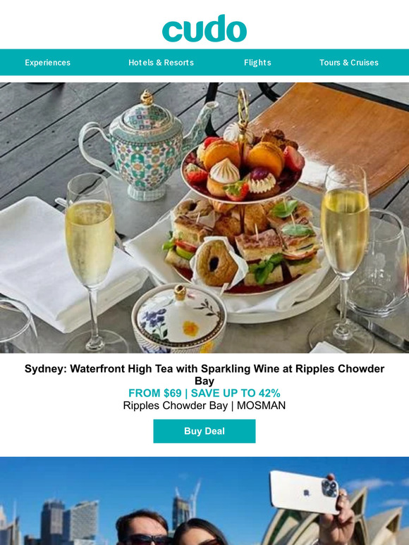 Chowder Bay: Ripples High Tea w. Sparkling Wine