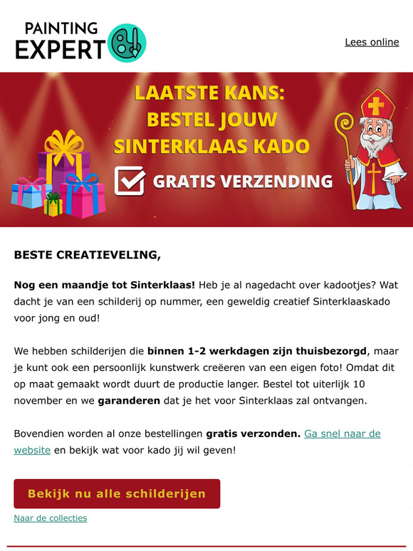 Laatste kans: bestel een schilderij op nummer🎁