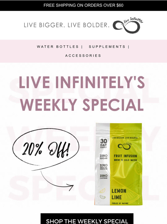 🌟 Weekly Special: Savor & Save on Infusions!