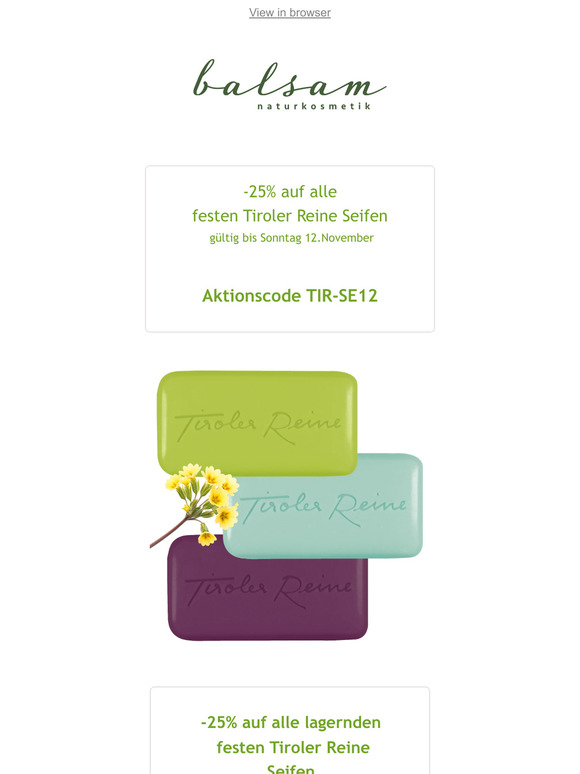 nochmal -25% Tiroler Reine