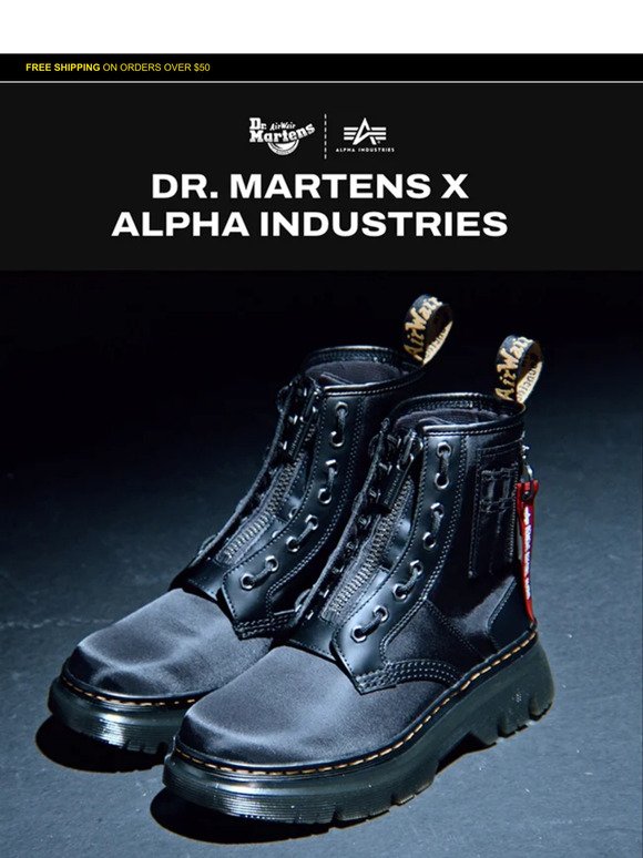 Dr. Martens x Alpha Industries