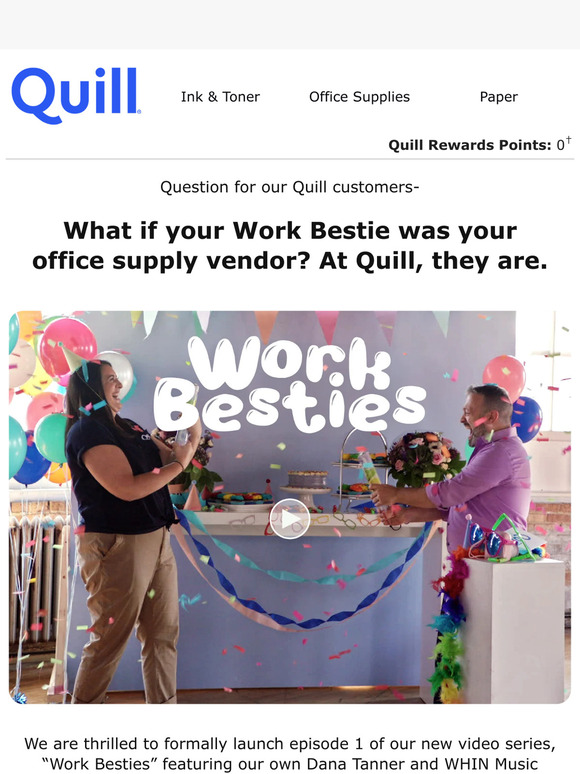 Quill What if your Work Bestie was your office supply vendor? Milled