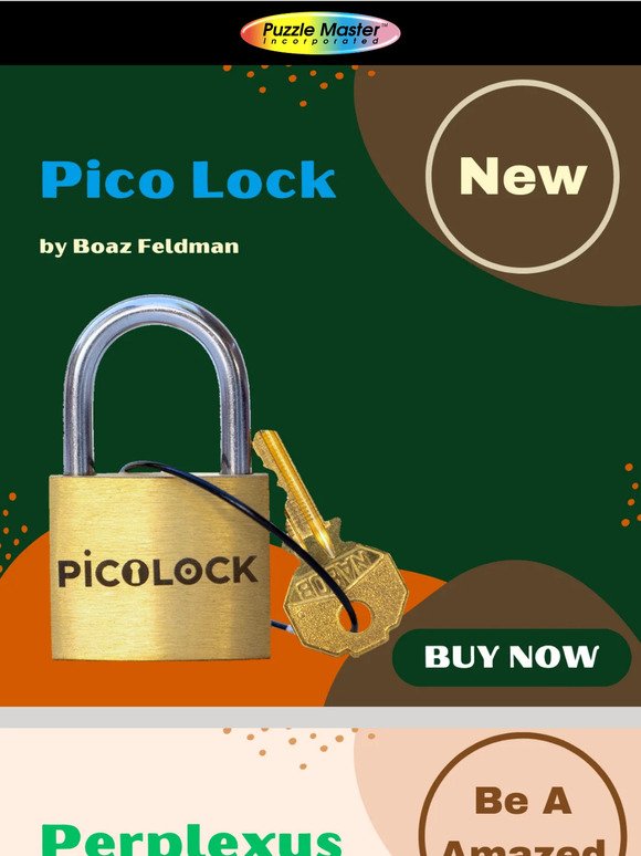 —, Marvelous Lock Puzzle from Boaz Feldman