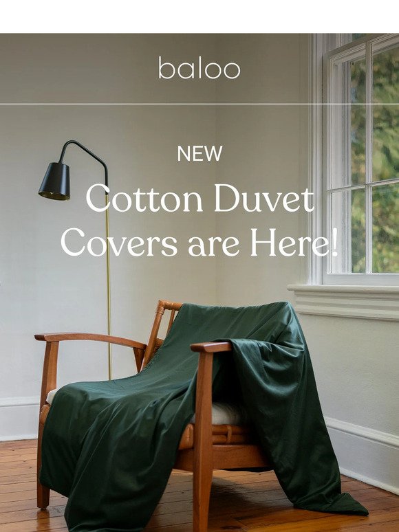 You asked for it - Cotton Duvet Covers!