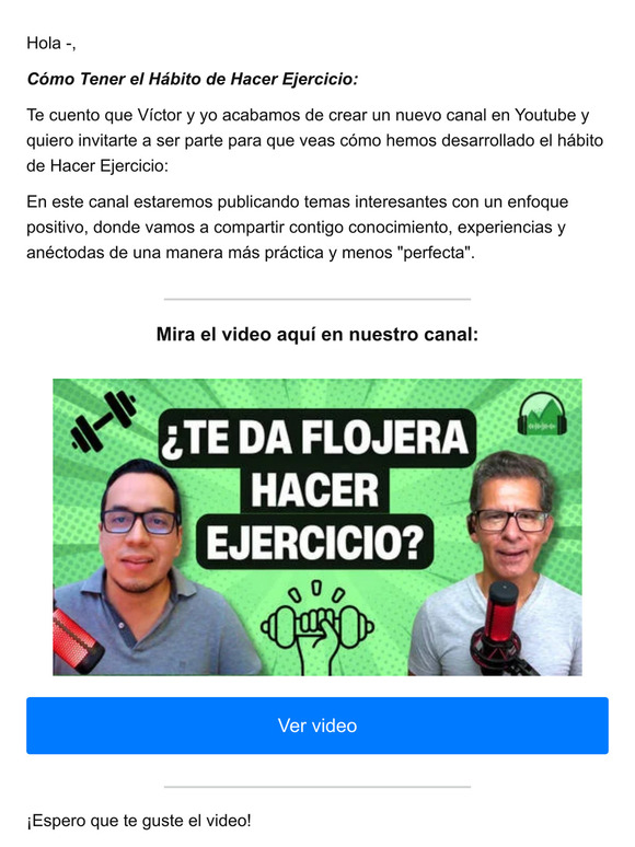 NUEVO Canal de Podcast: Cómo Tener el Hábito de Hacer Ejercicio