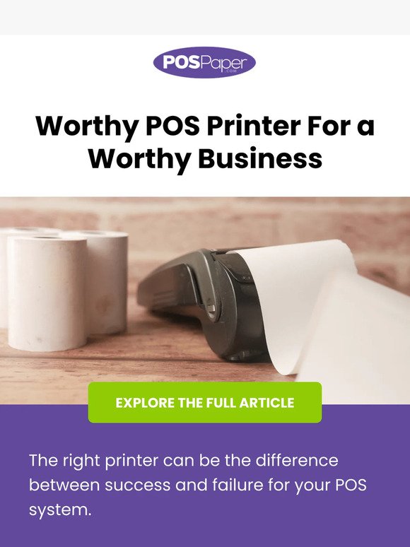 Choosing a POS printer? Here’s how