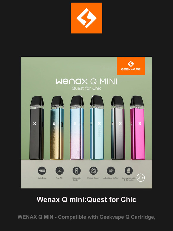 Quest for Chic : Geekvape Wenax Q Mini🔥