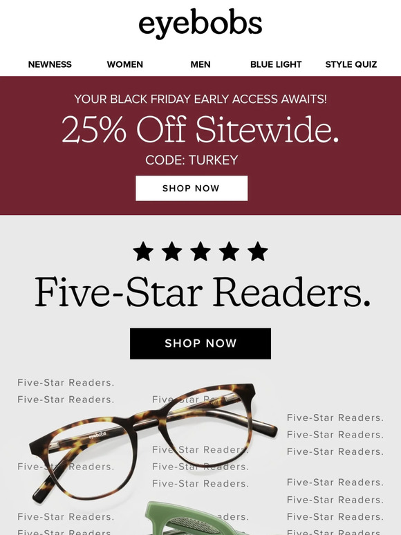 Five-star readers, according to our readers.