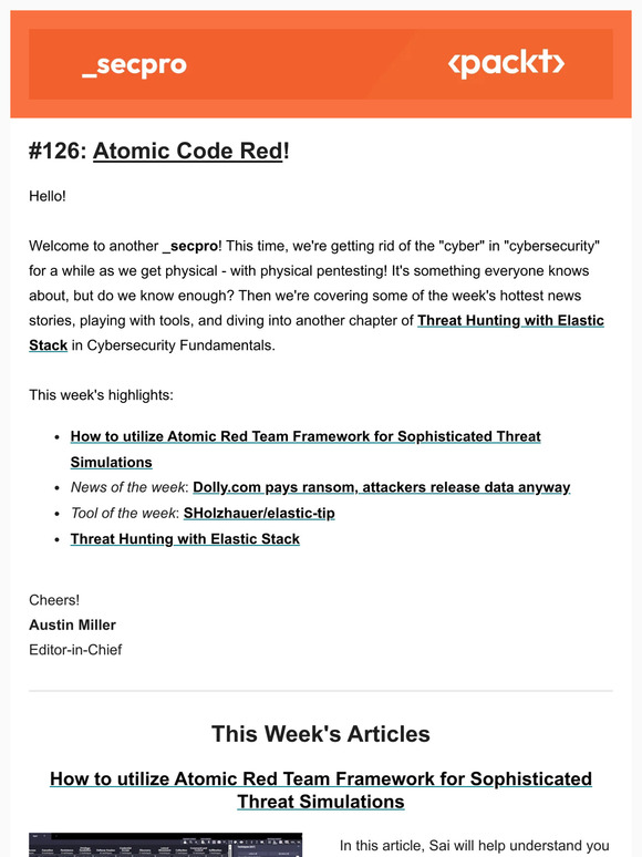 Packt US 126 Atomic Code Red! Milled