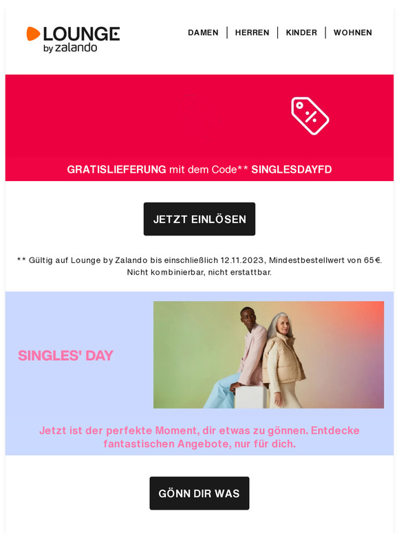 Feiere Singles' Day mit Gratisversand: KARL LAGERFELD, Buffalo & alife & kickin