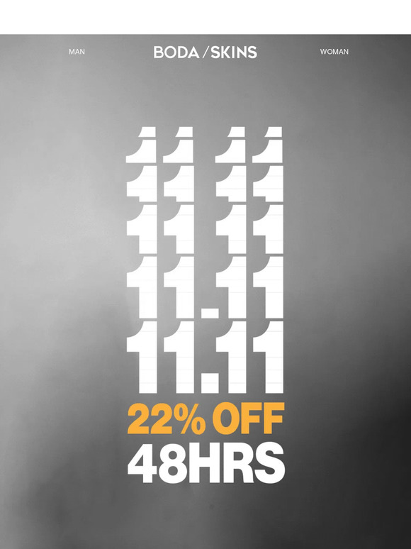 SINGLES DAY | Get 22% off