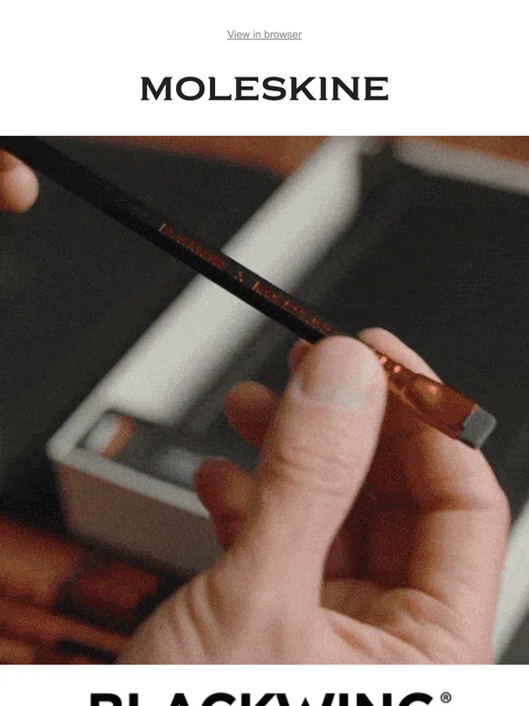 Blackwing x Moleskine: NEW collection