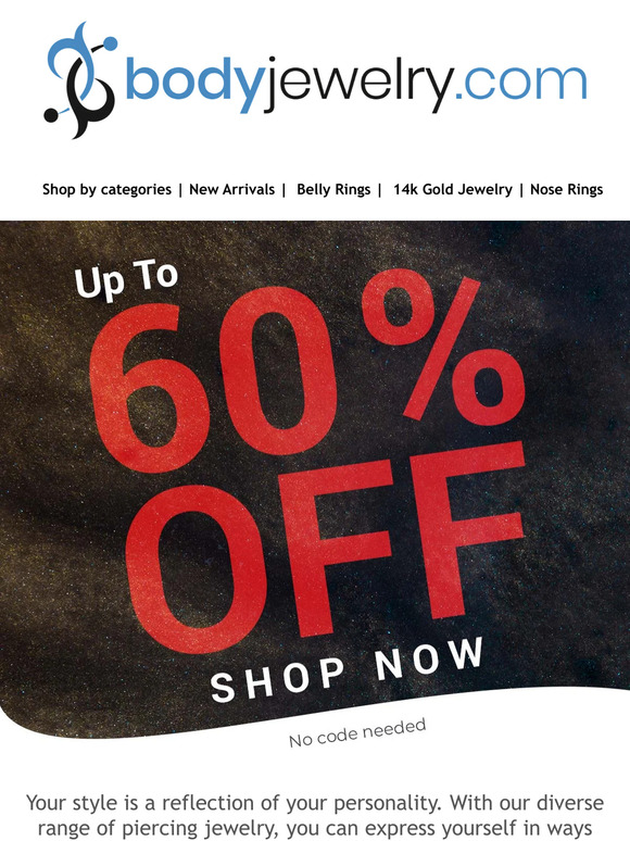Great Deals Up to 60% off !
