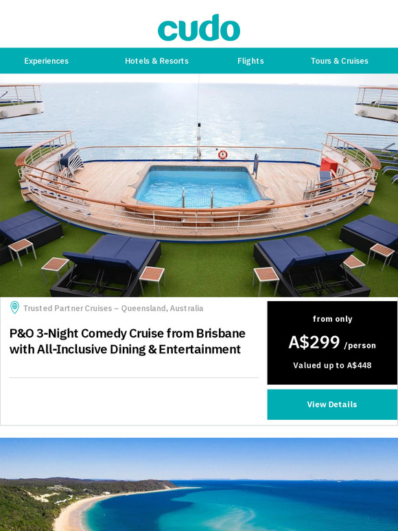 POPULAR! P&O Short Break Cruises from Brisbane & Sydney from $299pp
