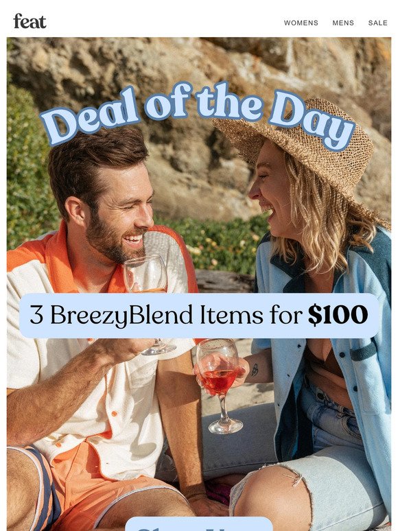 3 BreezyBlend Items for $100!