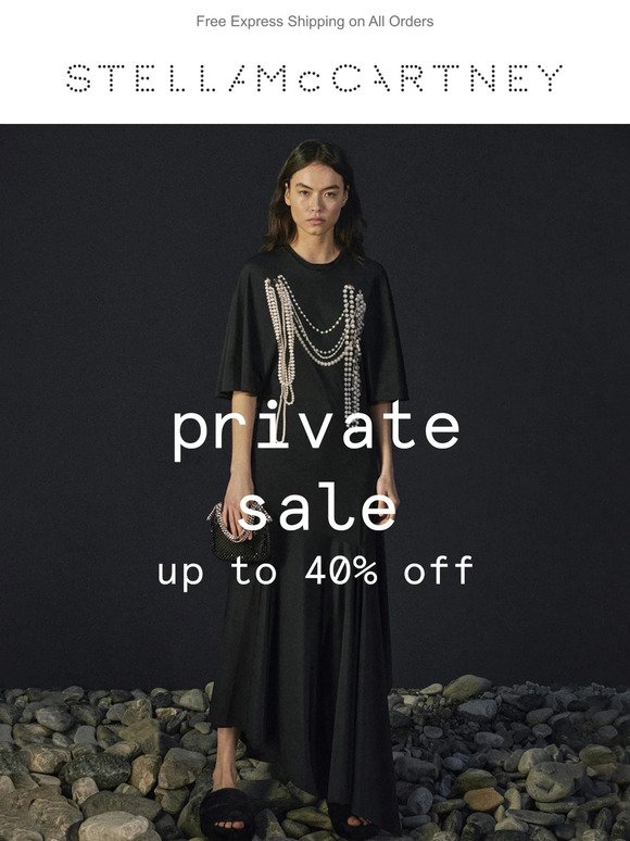 Private sale: Save up to 40%