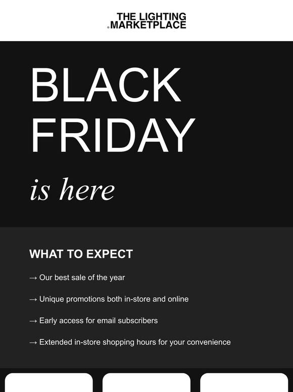 Black Friday is here