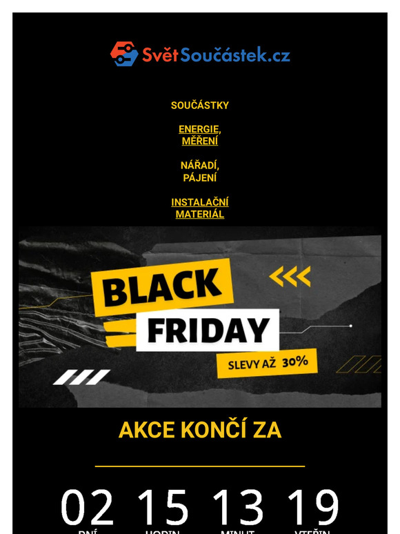 Dobrý den, rádi bychom vás informovali