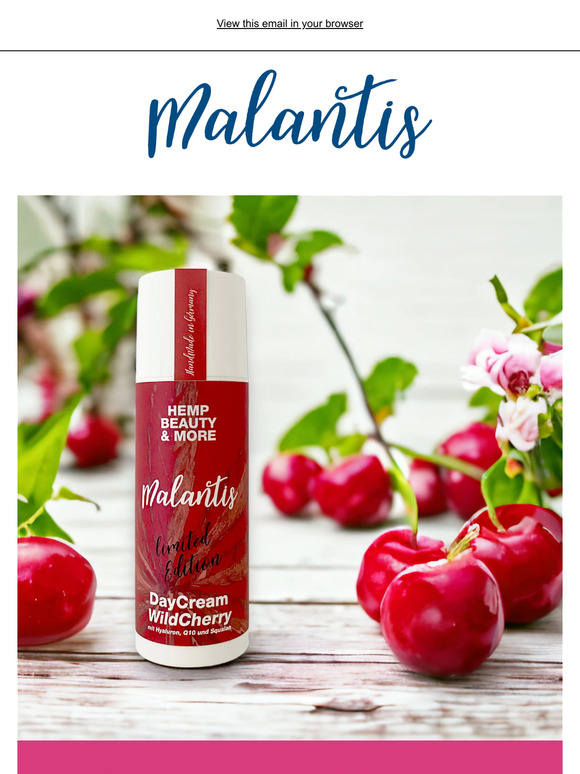 Neues von Malantis 🍒 DayCream WildCherry 🍒