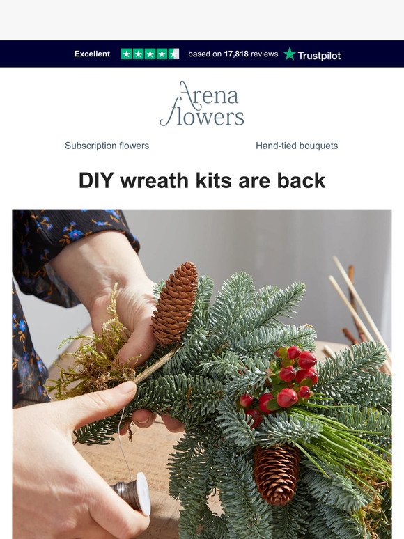 DIY wreath kits are back!