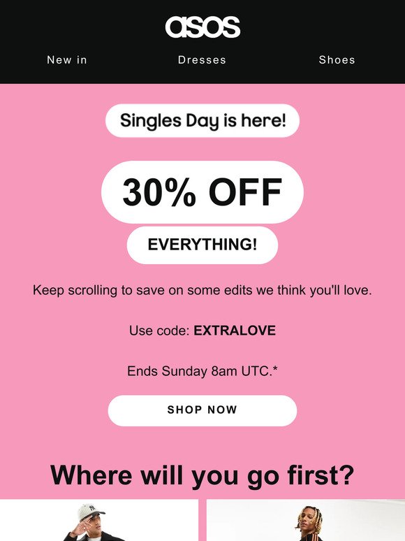 30% off everything 😲