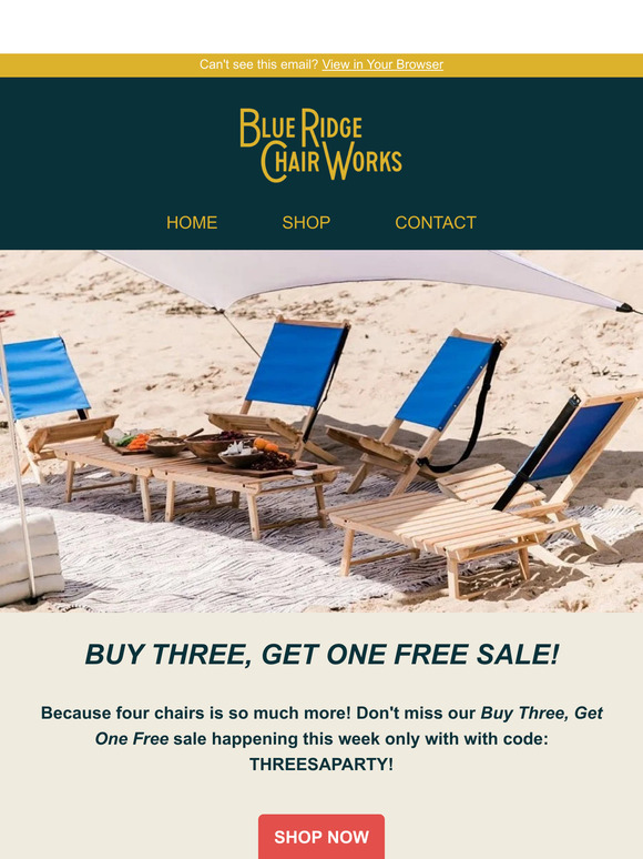 Buy Three, Get One Free Sale!