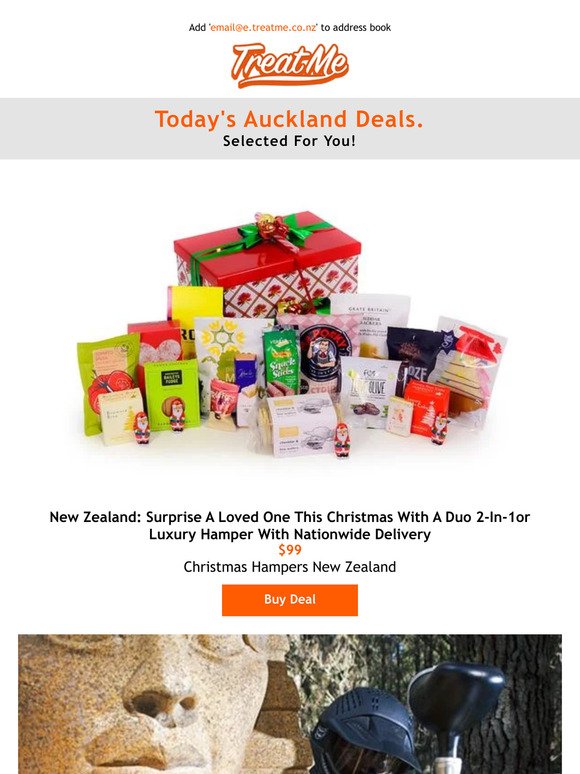 New Zealand: Duo 2-in-1 or Luxury Collection Hamper w. Local Delivery Included