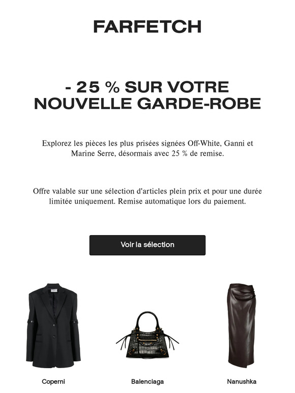 Rappel : - 25 % sur la nouvelle saison