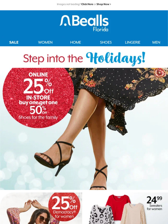 Bealls ladies clearance shoes