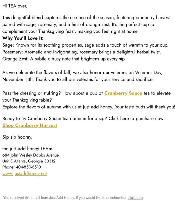 Sip & Salute: November's Tea of the Month and Veterans Day Tribute! 🍵🇺🇸