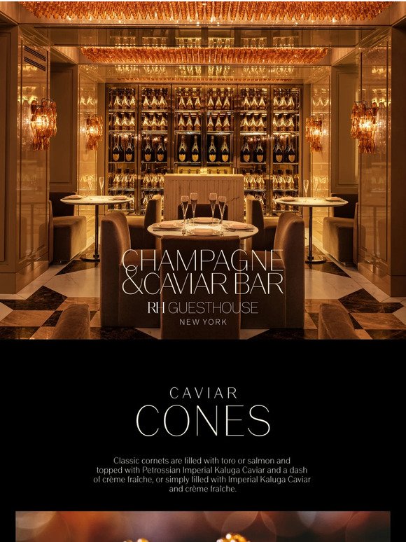 Unveiling the Champagne & Caviar Bar