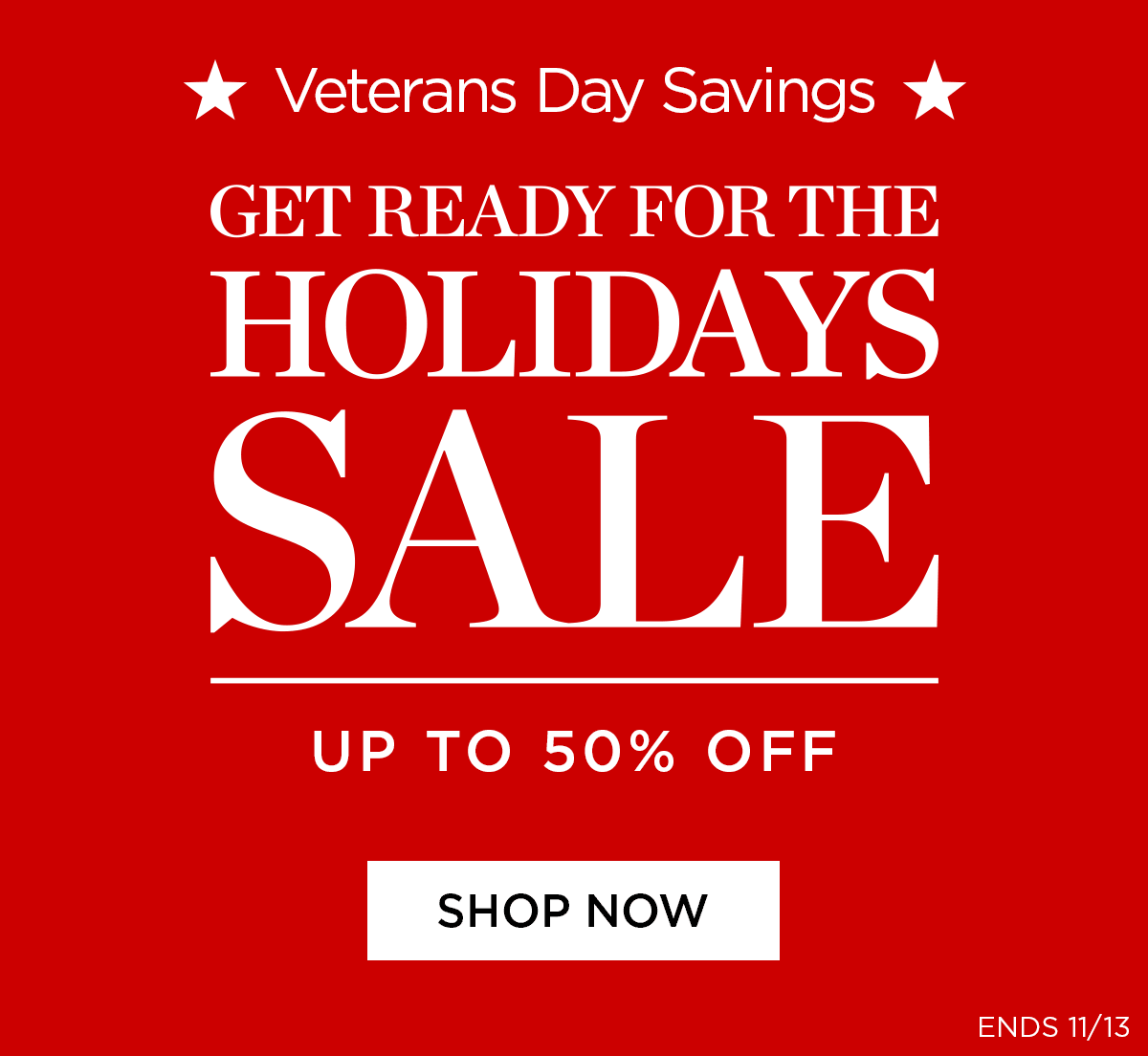 Last Weekend for Up to HALF Off Milled