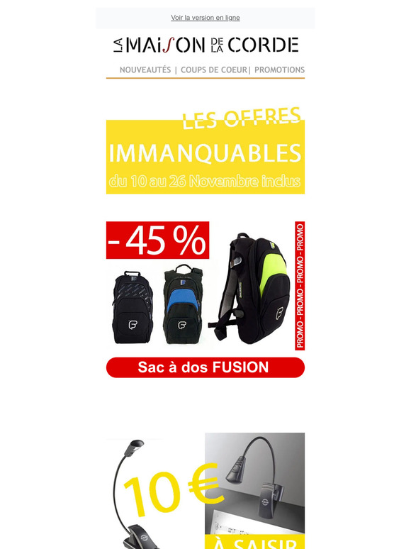 Promos de folie !
