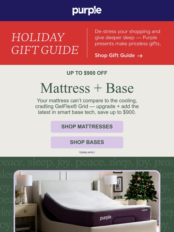 Black Friday: Up to $900 Off Mattress + Base