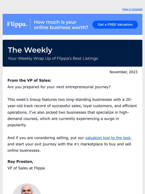 Four New Business Opportunities Await...