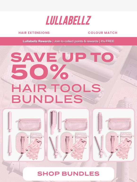 Save up to 50% on Hair Tool bundles 😱