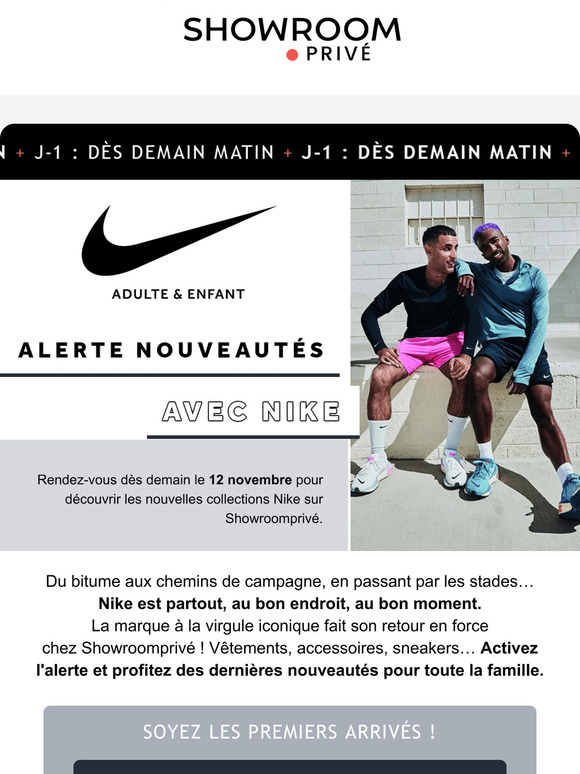 Dès demain, NIKE revient ! ⏳
