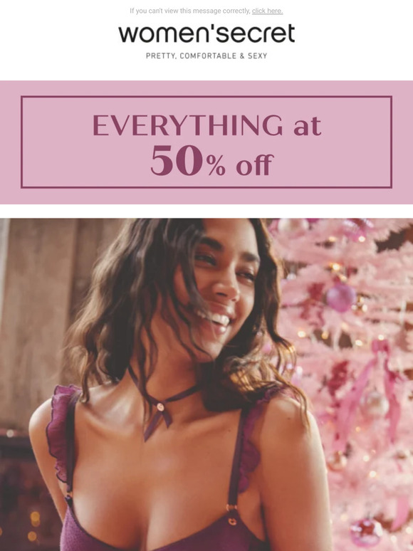 EVERYTHING at 50% off and more 🙋 Happy Single's Day!
