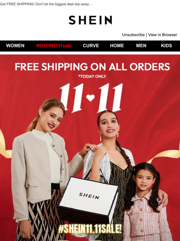 #SHEIN11.11 Sale! 😍 10 Hr Countdown!!