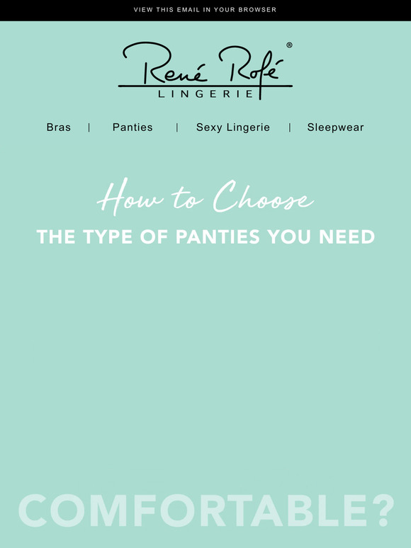"How to Choose the Type of Panties You Need"
