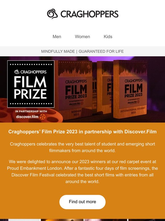 The Craghoppers' Film Prize 2023