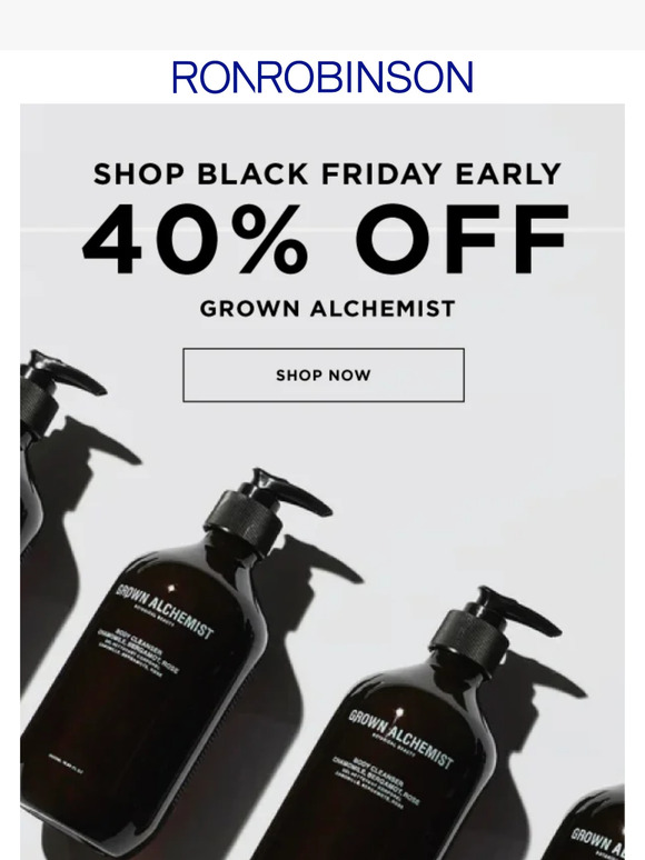 40% OFF GROWN ALCHEMIST
