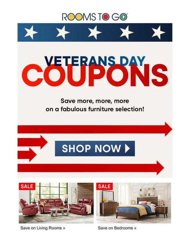 Anyone for extra Veterans Day coupon savings?!