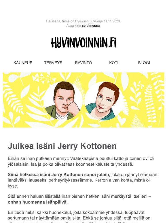 Julkea isäni Jerry Kottonen