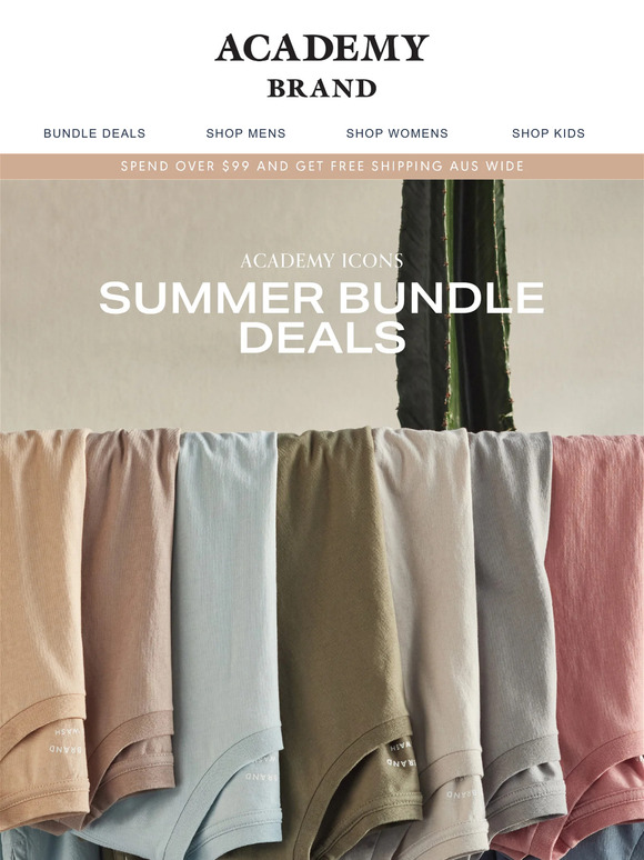 Academy Summer Bundle Deals