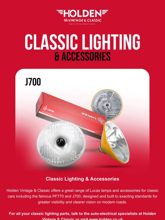 Classic Lighting and Accessories Range💡