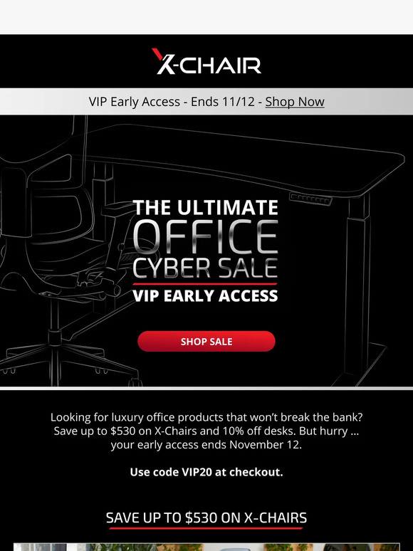 Healthy Back Store Time is running out on Cyber Sale Early Access ⏰