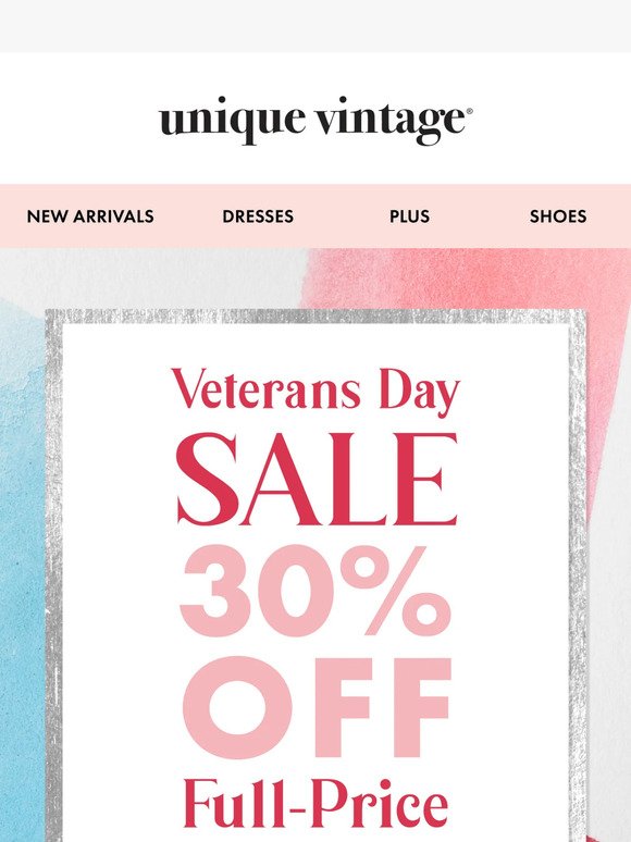 JUST IN: 30% OFF